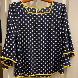 Polka dot blouse